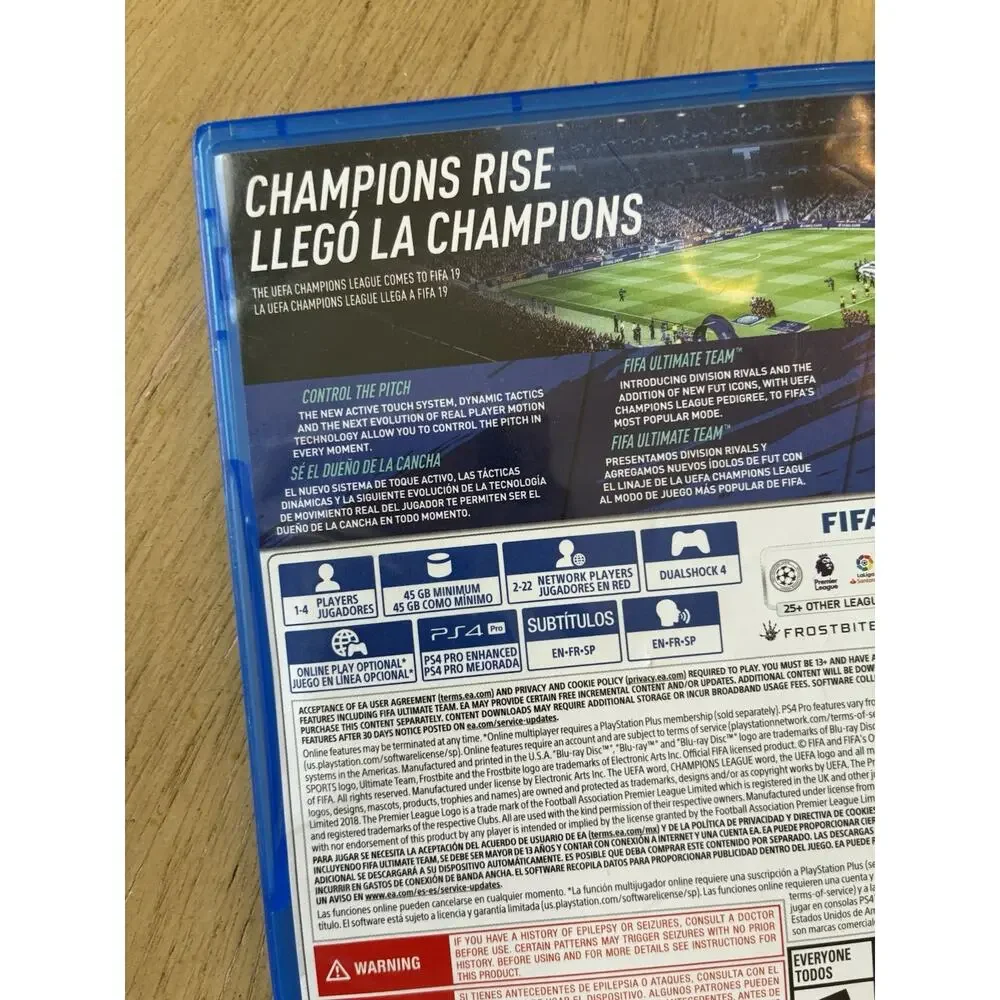 EA SPORTS FIFA 19 Soccer Sports (FIFA Series) Sony PlayStation 4 PS4 E
